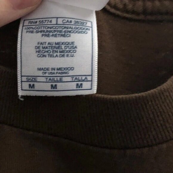 Allstyle Apparel sz M Brown Funny Hunting Graphic Tee - Picture 6 of 8